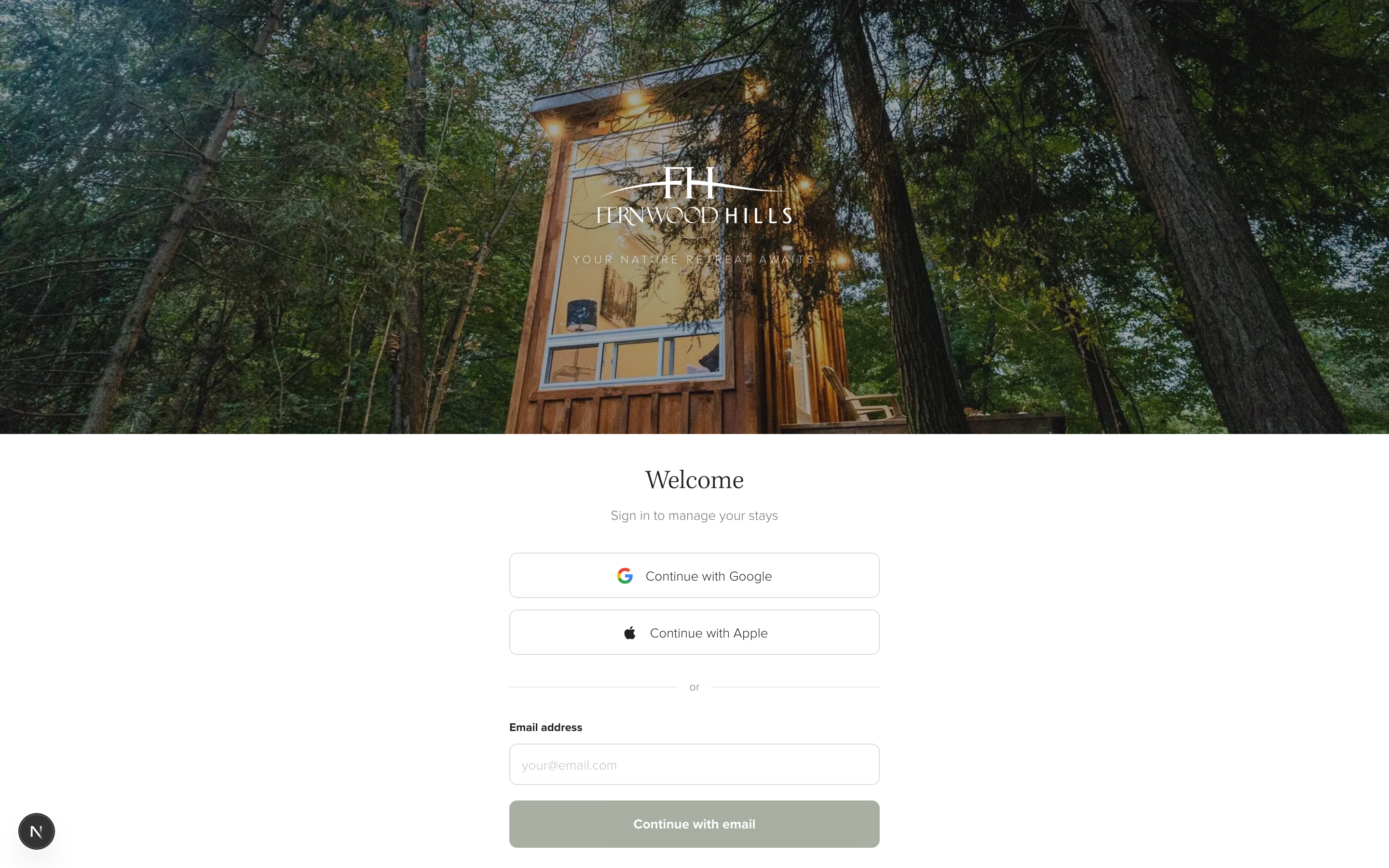 Canopy guest portal